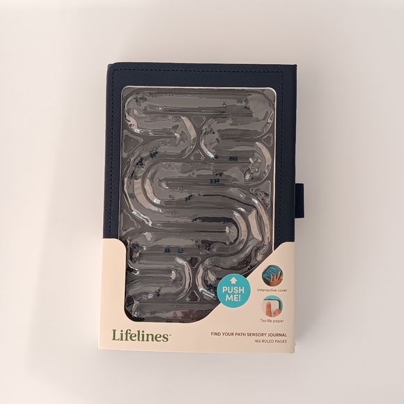 NEW Lifelines Find Your Path Sensory Journal Notebook Tactile Pages & Cover Blue - Picture 12 of 12